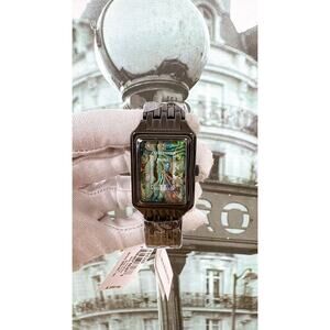 Fossil ES5340 Raquel Three-Hand Date Black Stainless Steel Watch